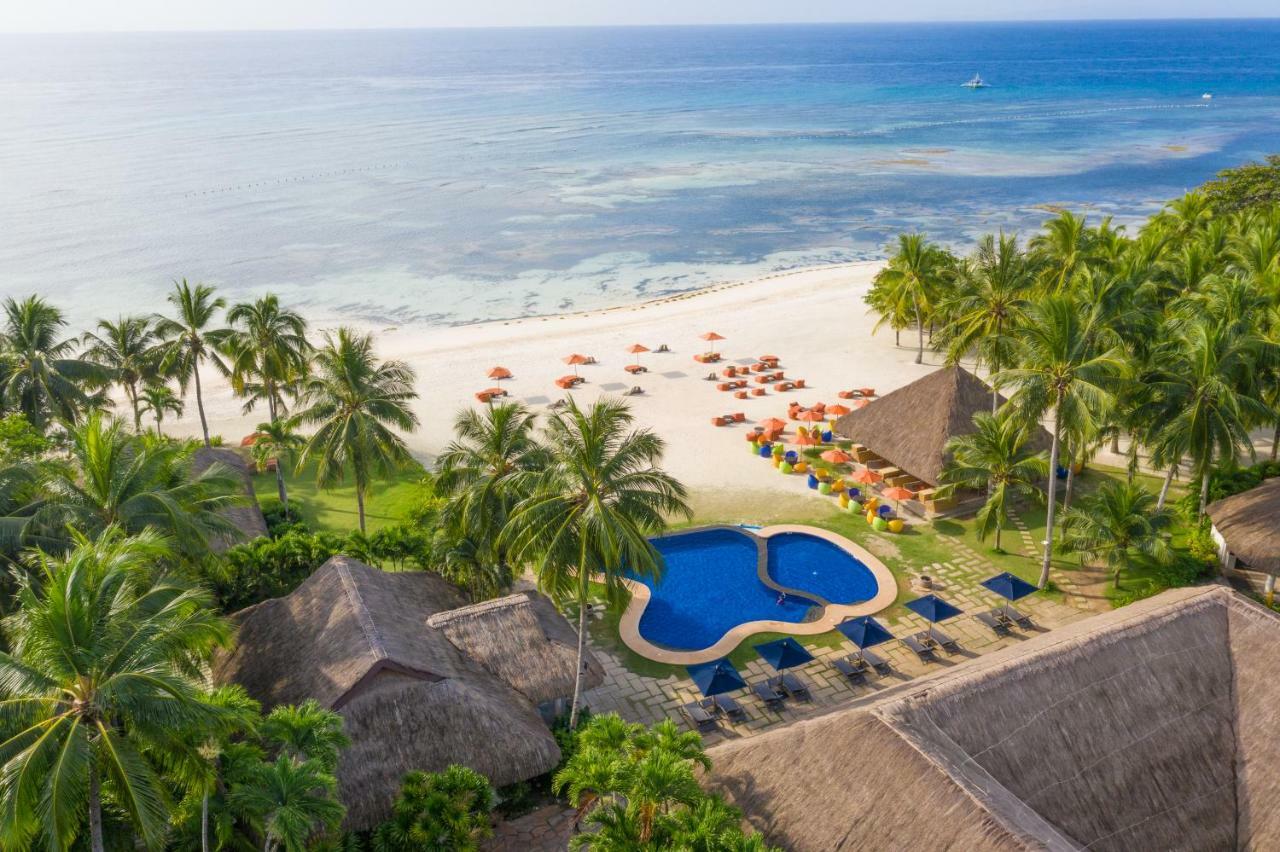 Oceanica Resort Panglao, Bohol Kültér fotó Aerial view of the beach at the resort