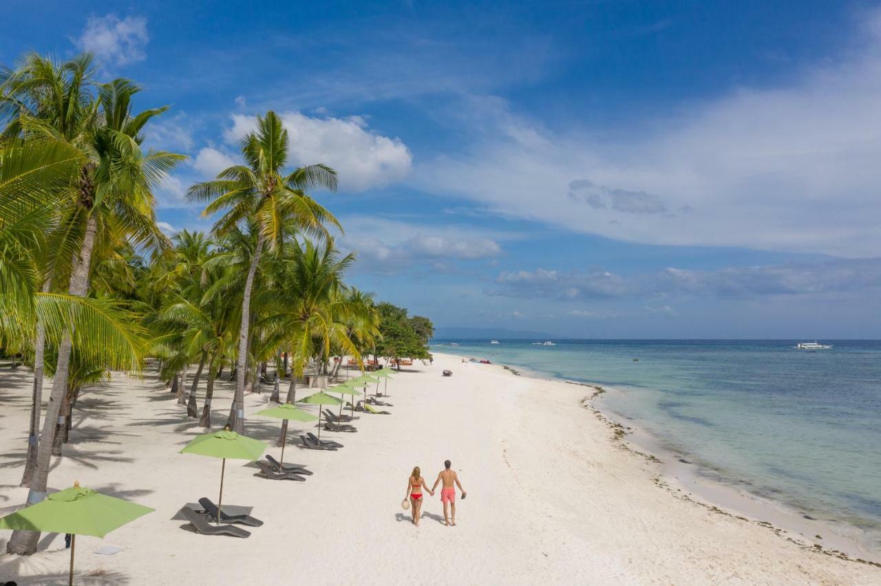 Oceanica Resort Panglao, Bohol Kültér fotó Beach at the resort
